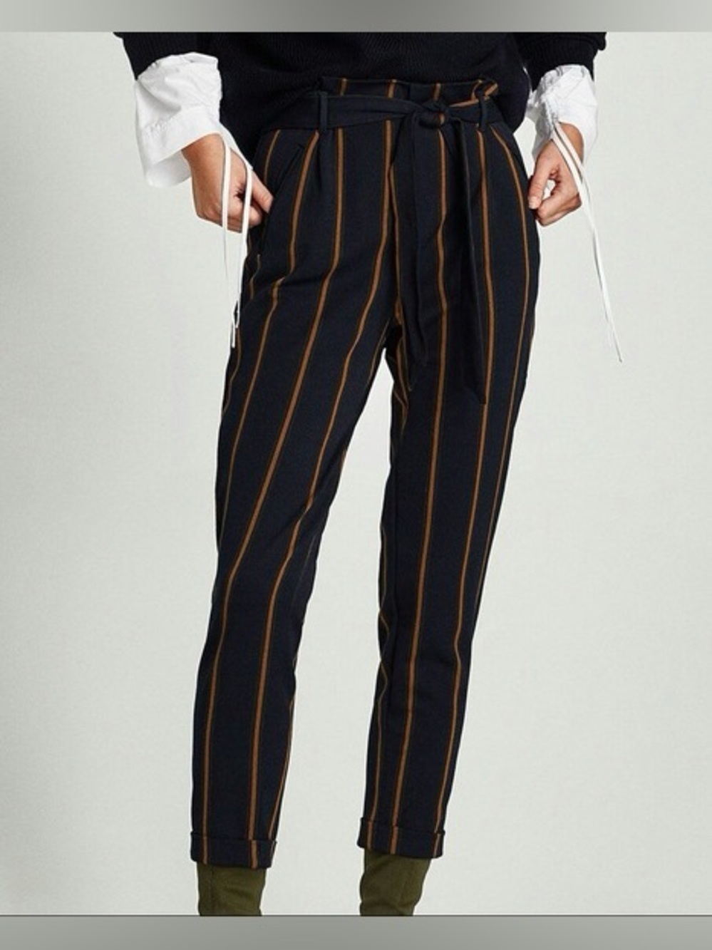 ZARA Trafaluc Collection Paper Bag Pants